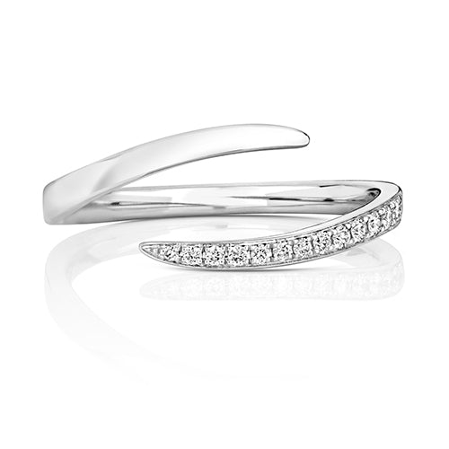 Diamond Ring in 18K White Gold