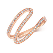 Diamond Ring in 18K Rose Gold