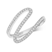 Diamond Ring in 18K White Gold