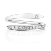 Diamond Ring in 18K White Gold