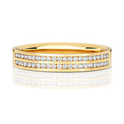 18K Gold Wedding Ring with Diamond | Charmé