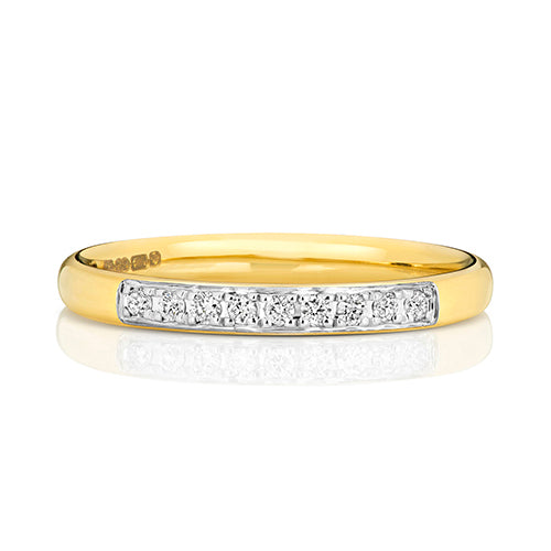 Diamond Ring in 9K Yellow Gold