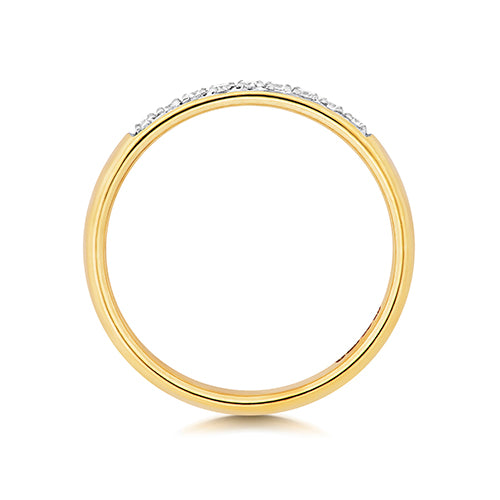 Diamond Ring in 9K Yellow Gold