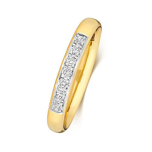 Diamond Ring in 9K Yellow Gold