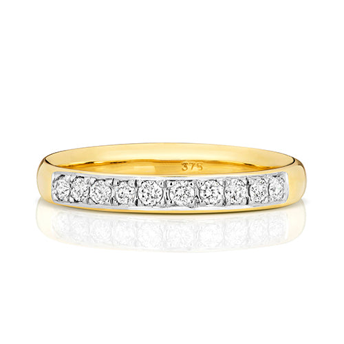 Diamond Ring in 9K Yellow Gold