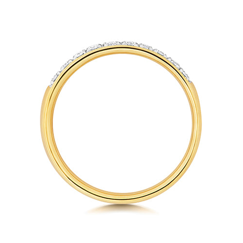 Diamond Ring in 9K Yellow Gold