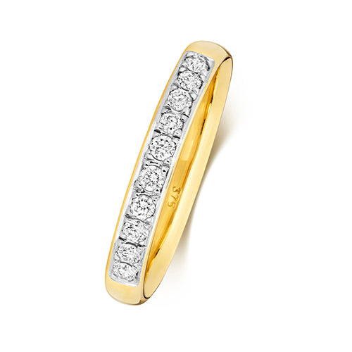 Diamond Ring in 9K Yellow Gold