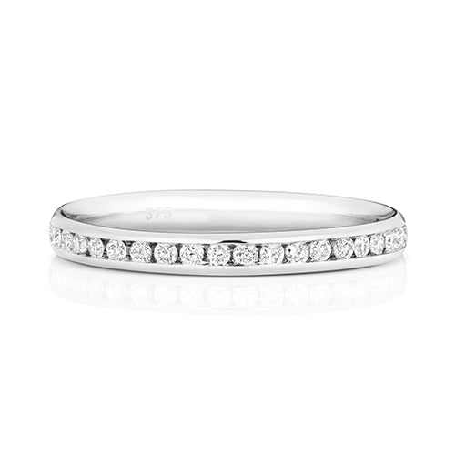 Diamond Ring in 9K White Gold