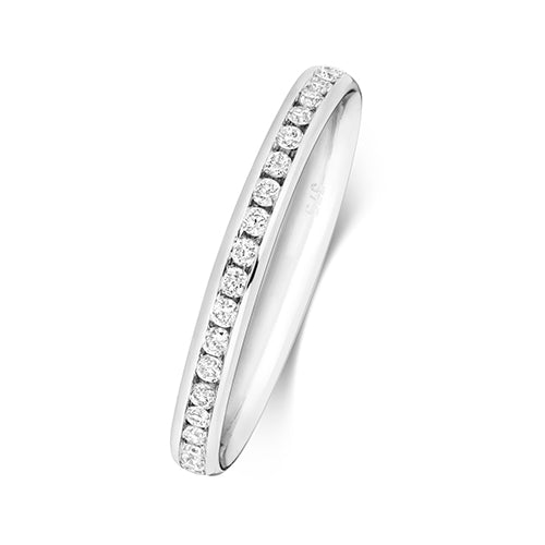 Diamond Ring in 9K White Gold