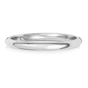 Platinum Wedding Ring Trad Court 2mm