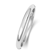 Platinum Wedding Ring Trad Court 2mm