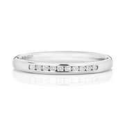 G SI1 Diamond Platinum Wedding Band