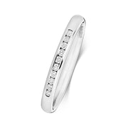 G SI1 Diamond Platinum Wedding Band