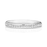 G SI1 Diamond Platinum Wedding Band