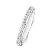 G SI1 Diamond Platinum Wedding Band