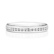 G SI1 Diamond Platinum Wedding Band