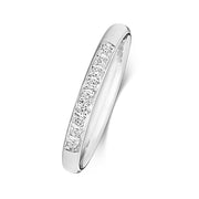 G SI1 Diamond Platinum Wedding Band