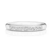 G SI1 Diamond Platinum Wedding Band