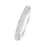 G SI1 Diamond Platinum Wedding Band