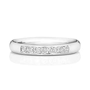 G SI1 Diamond Platinum Wedding Band