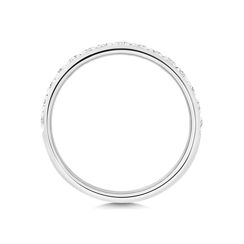 G SI1 Diamond Platinum Wedding Band