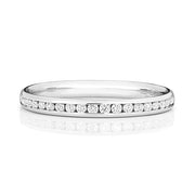 G SI1 Diamond Platinum Wedding Band