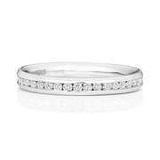 G SI1 Diamond Platinum Wedding Band