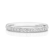 G SI1 Diamond Platinum Wedding Band