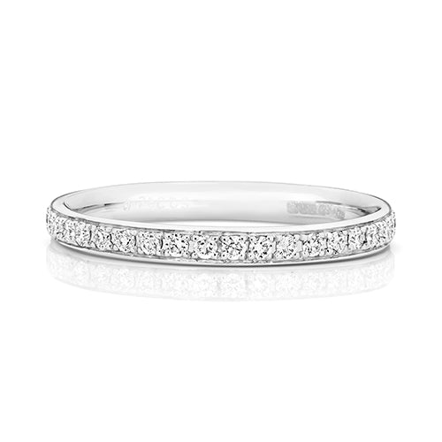 G SI1 Diamond Platinum Wedding Band