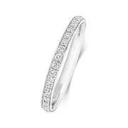 G SI1 Diamond Platinum Wedding Band