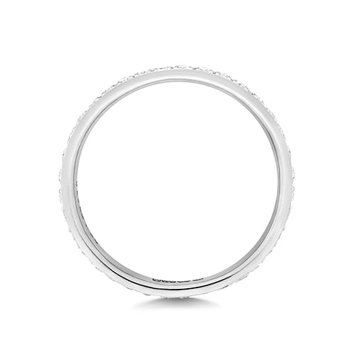 G SI1 Diamond Platinum Wedding Band