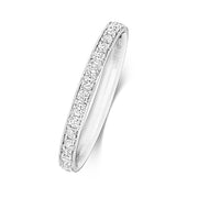 G SI1 Diamond Platinum Wedding Band