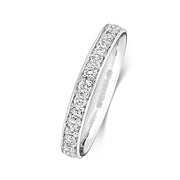 G SI1 Diamond Platinum Wedding Band