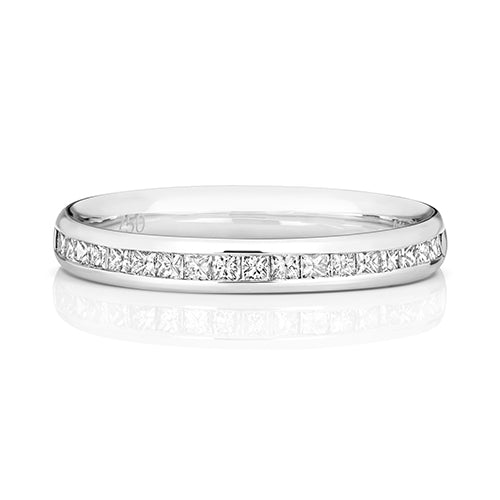 H VS2 Diamond Platinum Wedding Band