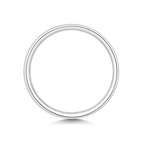 H VS2 Diamond Platinum Wedding Band