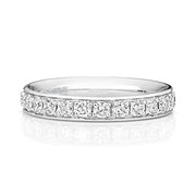 G SI1 Diamond Platinum Wedding Band