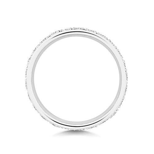 G SI1 Diamond Platinum Wedding Band