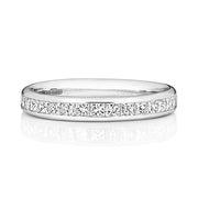 Platinum Diamond Half Eternity Ring Pc Channel Set G VS