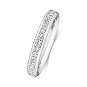 Platinum Diamond Half Eternity Ring Pc Channel Set G VS