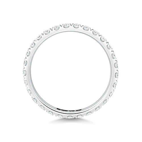 G VS Diamond Platinum Wedding Band