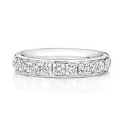 G SI1 Diamond Platinum Wedding Band