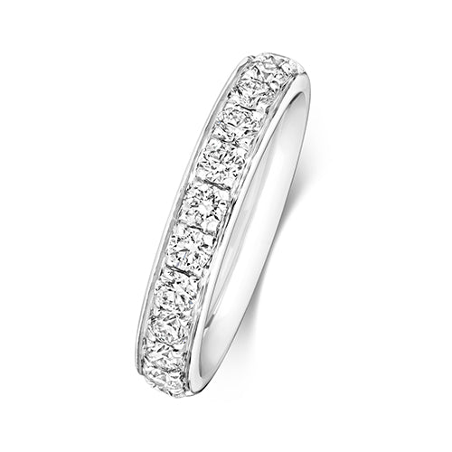 G SI1 Diamond Platinum Wedding Band
