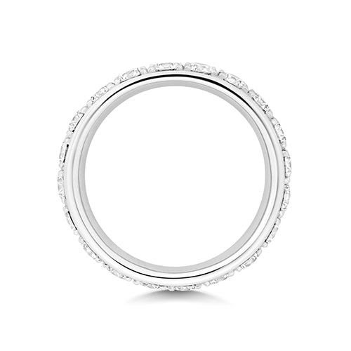 G SI1 Diamond Platinum Wedding Band