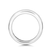 G VS Diamond Platinum Wedding Band
