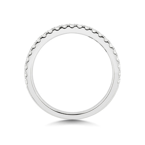 G VS Diamond Platinum Wedding Band