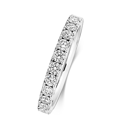 G VS Diamond Platinum Wedding Band