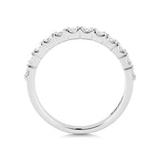 Platinum Diamond Half Eternity Ring Ring Pt 4 Claw Pc G VS