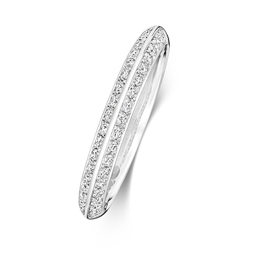 G VS Diamond Platinum Wedding Band