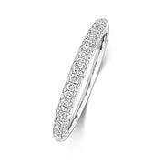 G VS Diamond Platinum Wedding Band