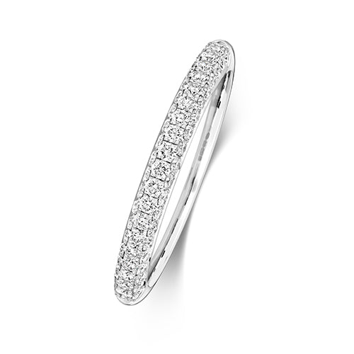 G VS Diamond Platinum Wedding Band